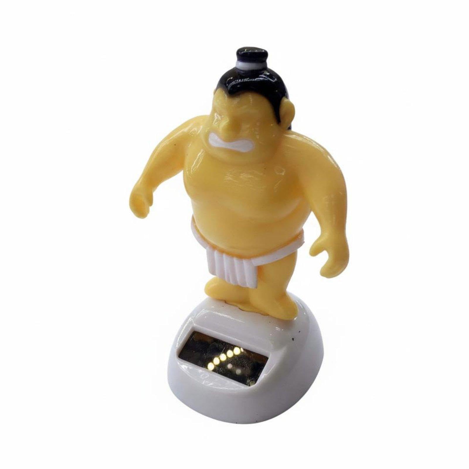 KESOTO 6 Figurines à énergie Solaire, Figurines de Sumo à Tête Oscillante à équilibrage Automatique, Décoration de Saloon, 6 pièces