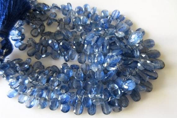 Faceted pear beads en kyanite pour créer vos bijoux d'été bohèmes