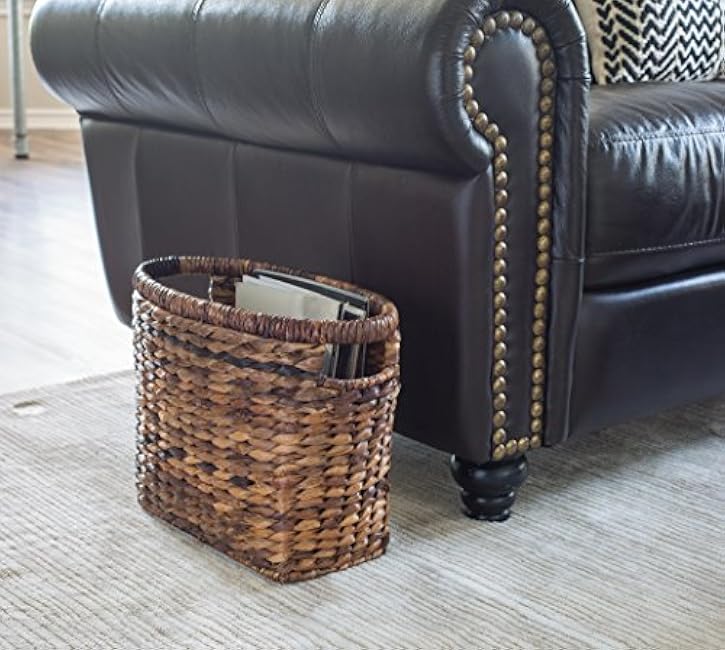 BirdRock Home Seagrass Magazine Basket