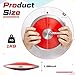 Wettarn 2pcs 1 kg Discus, Man Women Discus Track and Field Discuses Track and Field Equipment (Red)