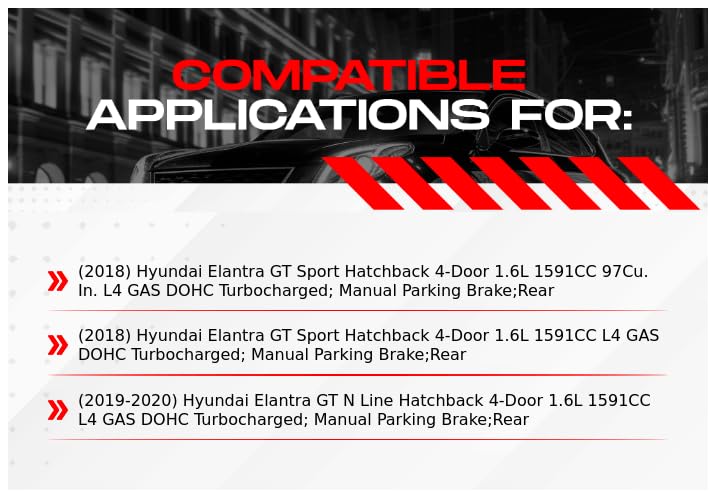 Image of R1 Concepts Rear Brake Kit Fits 2018-2020 Hyundai Elantra