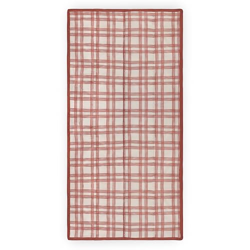 Image of Little Unicorn 5'x5' Outdoor Family Picnic & Beach Blanket | Durable & Water-Resistant Fabric | Compact Fold & Easily Wipes Clean | Zipper Pocket (Picnic Plaid)