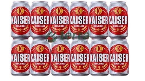 Cerveja Kaiser Pilsen – Refrescância Máxima, Sabor Inconfundível, Perfeita para Curtir com Amigos (Cerveja Kaiser Pilsen Lata 350ml 12 unidades)