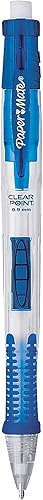 Miniatura 3 de Paper Mate 1759214 Clear Point - Juego de iniciación de portaminas (0.035 in, verde lima, azul rey, 2 unidades)