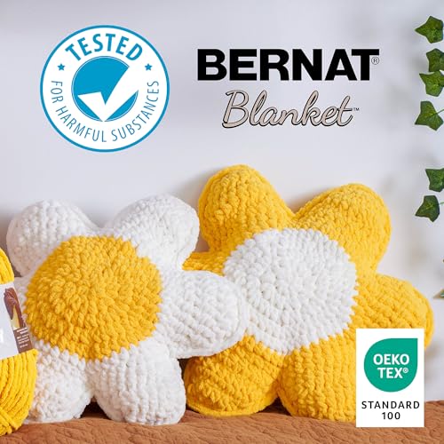 Image of Bernat Blanket BB Dark Chocolate Yarn - 2 Pack of 300g /10.5oz - 100% Polyester - #6 Super Bulky - 220 Yards - Knitting /Crochet