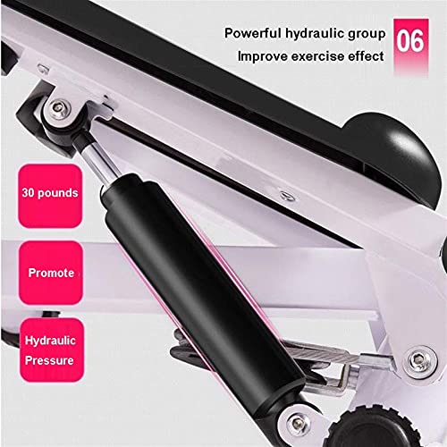 Image of Mini-Stepper Swing Stepper Step Machine with Twisting Machine and Handle Home Multifunctional Mini Stair Stepper Exercise Equipment