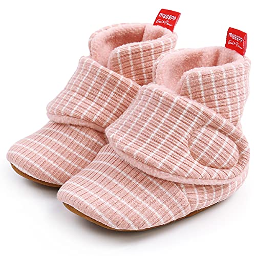 Qwzban Baby Booties Infant Newborn Boys Girls Slippers Warm Crib Sock Shoes Indoor First Walker Prewalker #TOP4