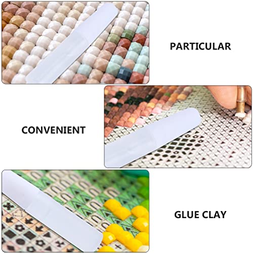 Colle de peinture de diamant 24pcs pour broderie de diamant de bricolage