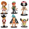 6pcs Anime Figures, Cute Mini Figurines Cartoon Table Decorations Birthday Party Supplies Car Desktop Birthday Decorations - Image 3