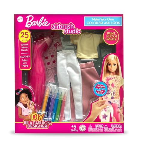 Barbie DIY Airbrush Studio – Design Barbie Clothes & Accessories for Dolls