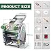 agreilduite Electric Pasta Machine-Pressing Dough & Cutting Pasta 2 in 1,Automatic Roller Pressing Machine-0.12-18mm Adjustable Thickness,Commercial Pasta Extruder Machine for Fresh Pasta