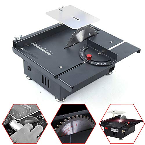 Table Saw Mini Precision Table Saws Crafts Woodworking Lathe Polishing Bench Portable Tabletop Saw Engraving Grinding High-Power Cutting Table Saw Upgraded Cutting Saw For Diy Crafts (7200Rpm) #TOP4