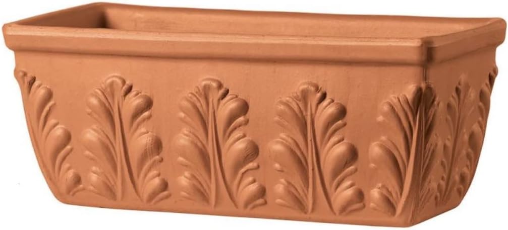 NEU !! Orig. Italienischer Blumenkasten 32 cm aus Terracotta