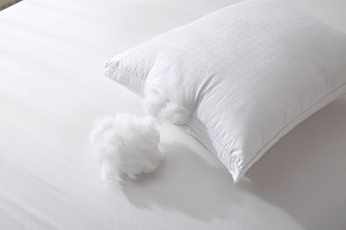 Miniatura 4 de Almohada de plumón alternativo, Five Star, tela 100% de algodón, un artículo imprescindible., Algodón, Blanco, King