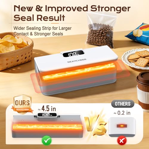 SEANCHEER Rechargeable Mini Bag Sealer