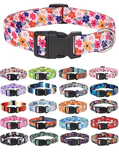 Moonpet Dog Collars for Puppy X-small Small Medium Large Dogs