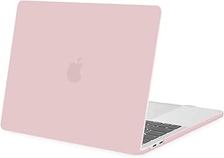 MOSISO Compatible with MacBook Pro 13 inch Case M2 2023, 2022, 2021-2016 A2338 M1 A2251 A2289 A2159 A1989 A1708 A1706 with/Without Touch Bar, Protective Plastic Hard Shell Case Cover,Rose Quartz