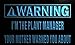 Produktbild ADVPRO m942-b Warning I'm The Plant Manager Neon Light Sign Barlicht Neonlicht Lichtwerbung