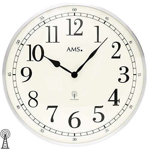 Preisvergleich Produktbild Funkuhr 40cm AMS 5606