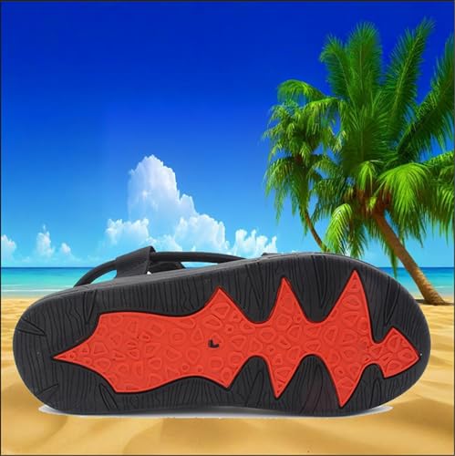 Mens Adjustable Strap Sandals, Men's Summer Breathable Adjustable Cross Strap Bunion Corrector Sandals, Comfy Orthopedic Flat Open Toe Flip Flops, for Dad Men Grandpa, Hallux Valgus3