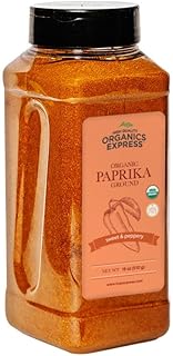 HQOExpress Organic Paprika – Non GMO, Kosher, USDA Certified Organic Gro...