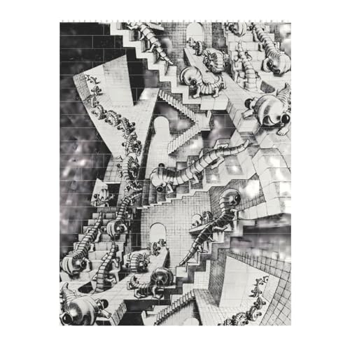 Maurits Cornelis Escher}EbcEGbV[(Kỉ)LȊG ςݖ؃pY WO\[pY mߋ  l q NX}X a 16.7x22.3cm