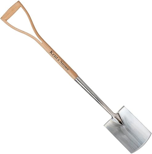Kent & Stowe Garden Life Stainless Steel Digging Spade, Silver, Single