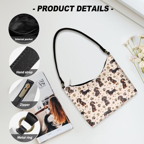 Bolso Clutch Tote de Cuero para Mujer con Bolsillo Interno miniatura 6