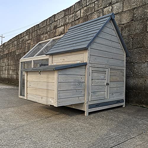 Outdoor-Geflügelkäfige Mit Laufkäfigen Im Hühnerstall, Mehrschichtige Hühnernistkästen Mit Rampen Im Hinterhof… – Bild 3