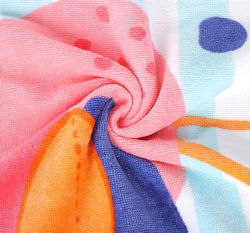 Illikkuyax BHBT03 Flamingo Hooded Baby Towels Kids Beach Towels Wrap Toddler Towel Poncho For Age 0 To 6 Boys Girls Swim Cover Up Pool Towels thumb #4