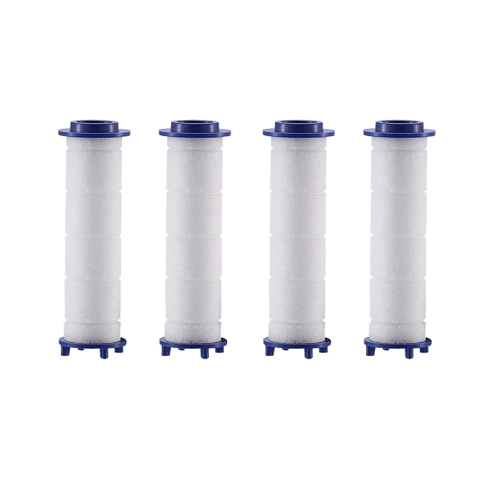 Pommeau de douche turbocompressé avec filtre et 4 cartouches de rechange pour salle de bain