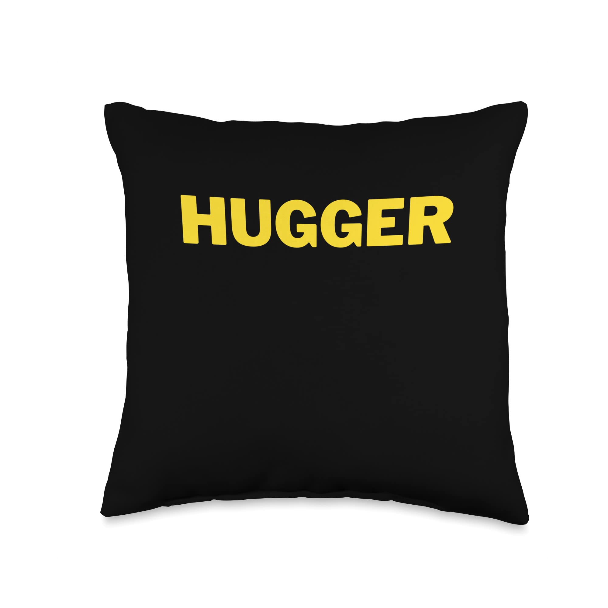 Hugger Tee I'm A Hugger Lover Gift Vintage Hugger Throw Pillow, 16x16, Multicolor