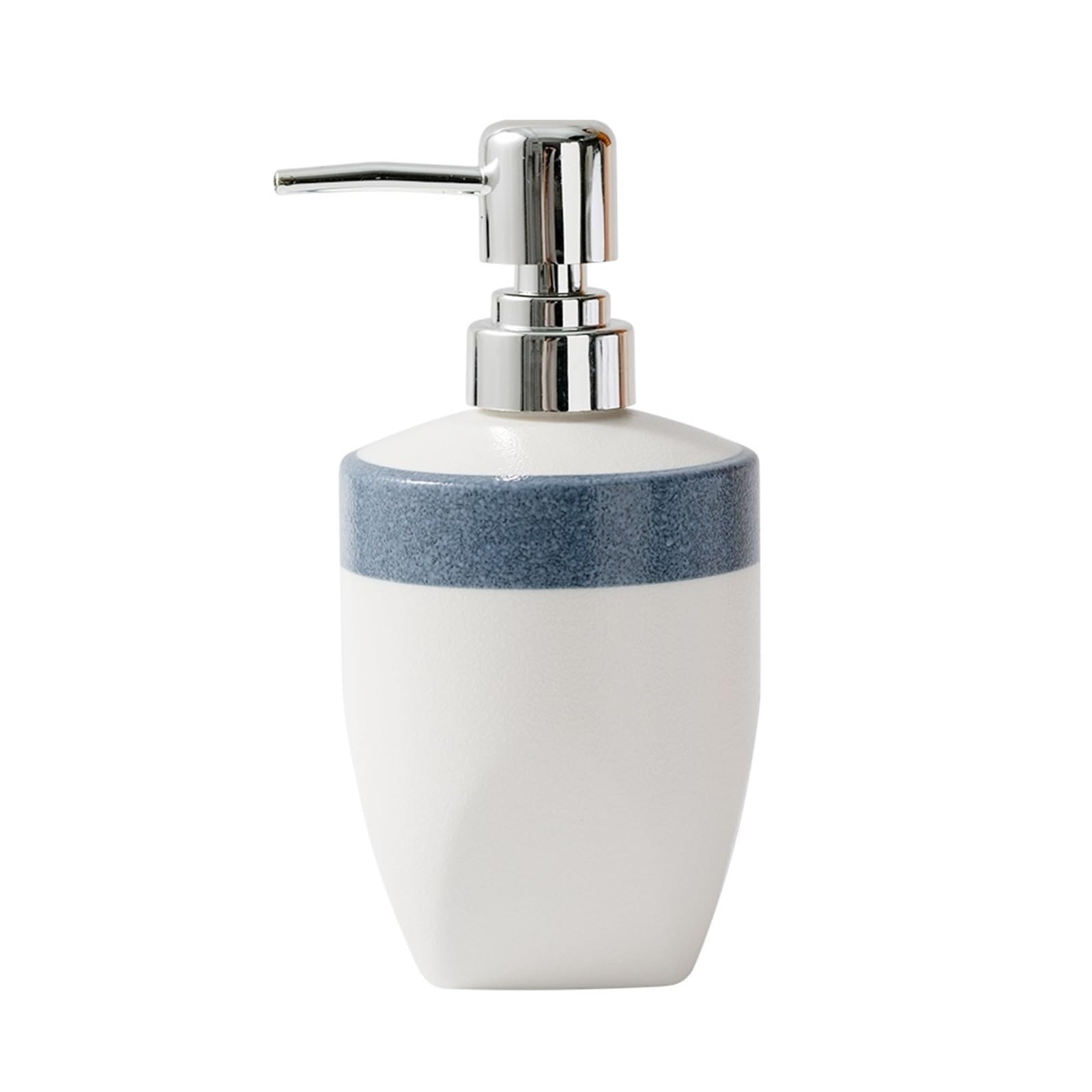 Bathroom 400ml Ceramic Soap Dispenser With Pump Lotion For Bathrooms, Hotels, And Guesthouses Shampoo(Gris)