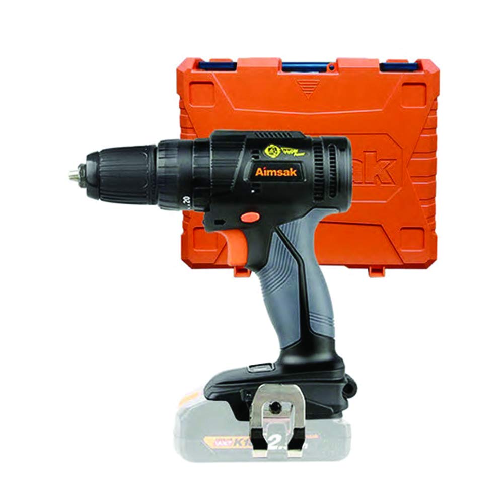 AIMSAK AH 418T+ Cordless Charged HAMMER DRILL Body Only 18V Li-ion 2.5Ah