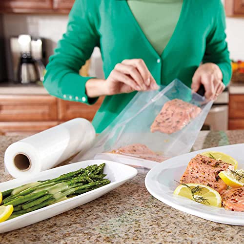 Saco a Vacuo Comida Com Ranhuras Armazenamento Alimento Multiuso Brastoy