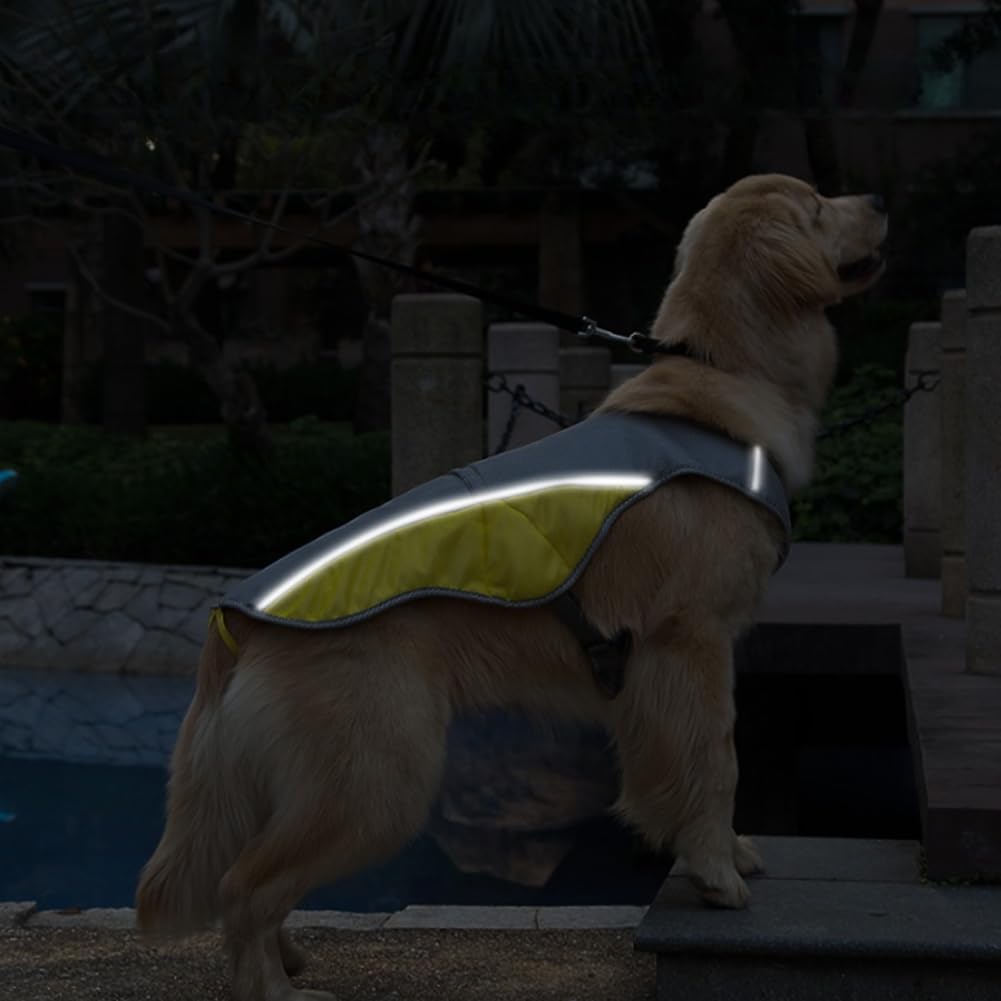 Hundekühlweste Atmungsaktives Hundejacke Sommer Cooler, Outdoor Anti-Heat Sommermantel für Hund, Kühlweste Kleidung Hundehalsband, Haustierkleidung
