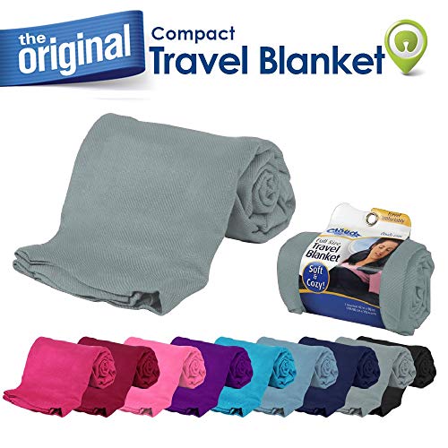Cloudz Compact Travel Blanket - Charcoal