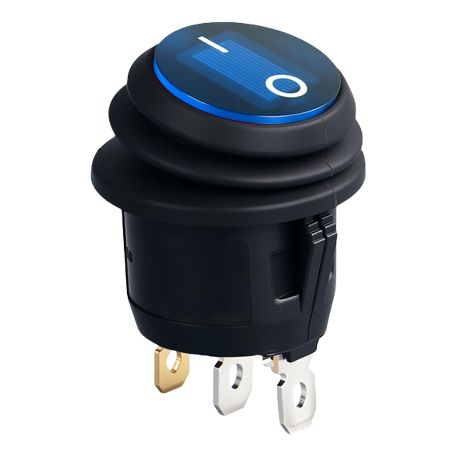 Maxtonser Practical IP65 Waterproof Rockers Switches 16A With Indicators Light for Home Appliances and Industrial Equipment