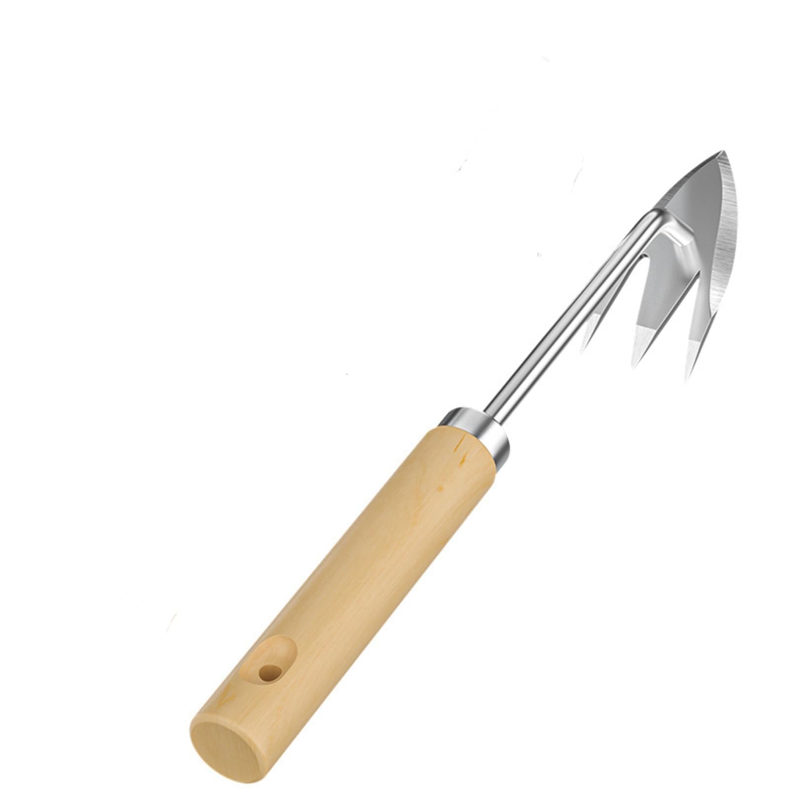 JIQLMVNZ Special Weeding Tool, Capable of Pulling Grass Roots Together, Made of Stainless Steel Material, is a Powerful Assistant for Digging and Weeding in Gardens