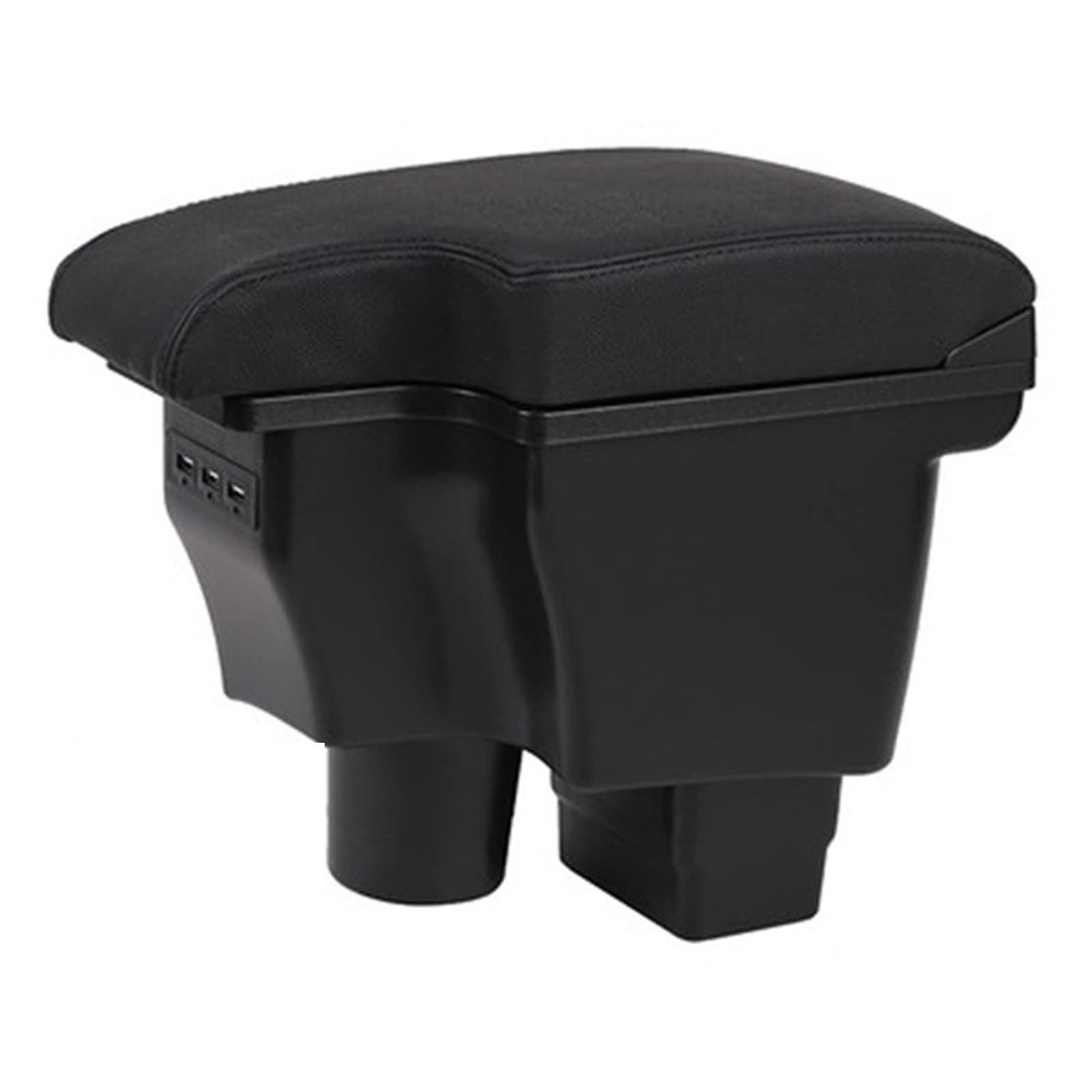 Auto Armsteun Doos Voor Mazda CX-3 Armsteun Retrofit Voor Mazda 2 Skyactiv Versie Cx3 CX-3 Auto Armsteun Opbergdoos Auto Accessoires Opladen Met USB Auto Armsteun (Color : Black line 3USB
