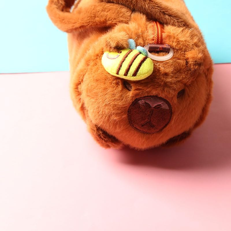 Acxico 1-Piece Kabala Handbag, Plush Panda & Otter Design Single Shoulder Bag, Creative Crossbody Bag for Daily Use, Casual Outings, Shopping & Leisure Activities - Image 6