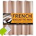 Produktbild COSYLAND Baguette-Backblech Baguetteblech für 4 Baguettes Baguetteform mit Antihaftbeschichtung für Backen Karbonstahl