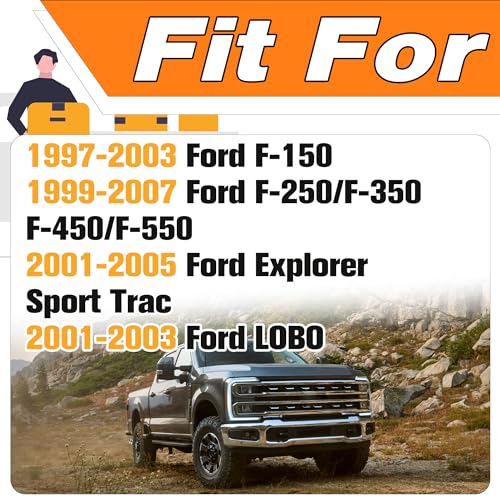 Image of Backup Camera Tailgate Handle Compatible with Ford F-150 1997-2003 / for Ford F-250 F-350 F-450 F-550 1999-2007 / for Ford Explorer 2001-2005 / for Ford Lobo 2001-2003.Rear View Reverse Camera