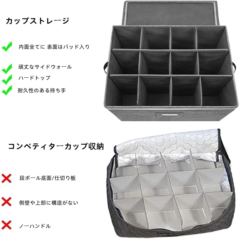 Amazon｜コンテナ ボックス ワイングラス ストレージボックスコンテナ