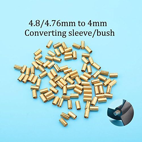 5PCS Rc Boat Copper 4.76mm to 4mm Converting Sleeve Prop 4mm Shaft Housing