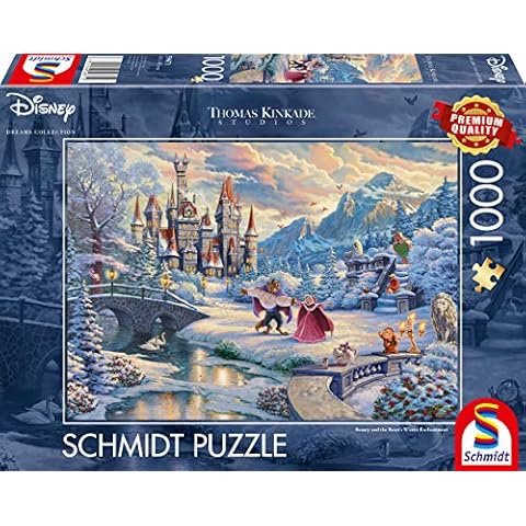 Schmidt Thomas Kinkade Disney Beauty & The Beast Puzzle Cover