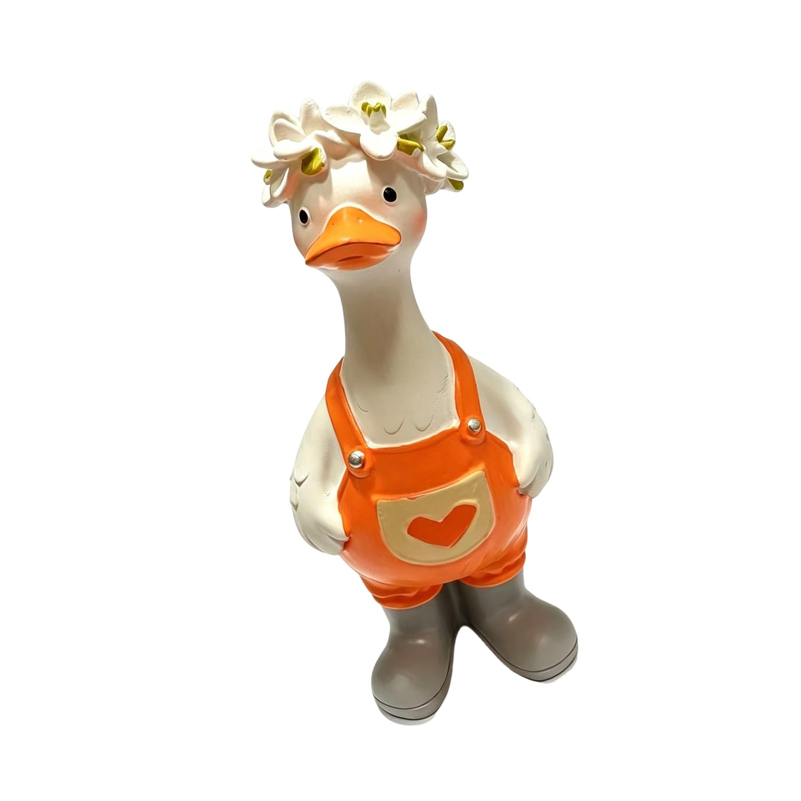Pangboer A Bird Patio Figurine In Resin For Small-Space Decor, Upright Ornament Cross Garden Borders, Indoor Nooks, Porch Display Bird Yard Ornament Resin Figurine Patio Ccent Balcony Shelf Decor Garden Statue