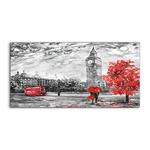 Photo acrylique London Big Ben 140x70cm avec finition brillante haut de gamme pour salon