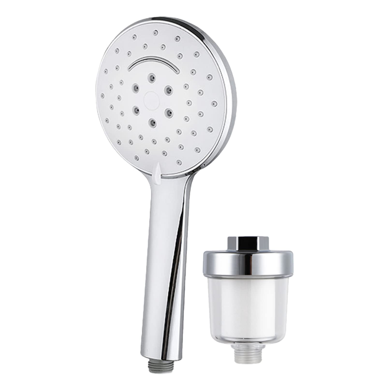 Pommeau de douche haute pression avec filtre anti-calcaire et jet réglable