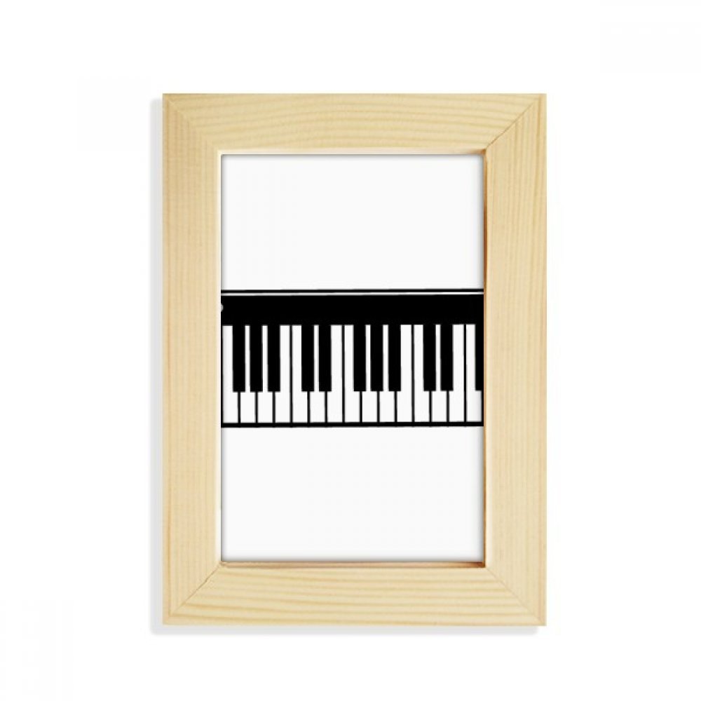 Piano de madera fina en marco de fotos de 5x7 para salones selectos